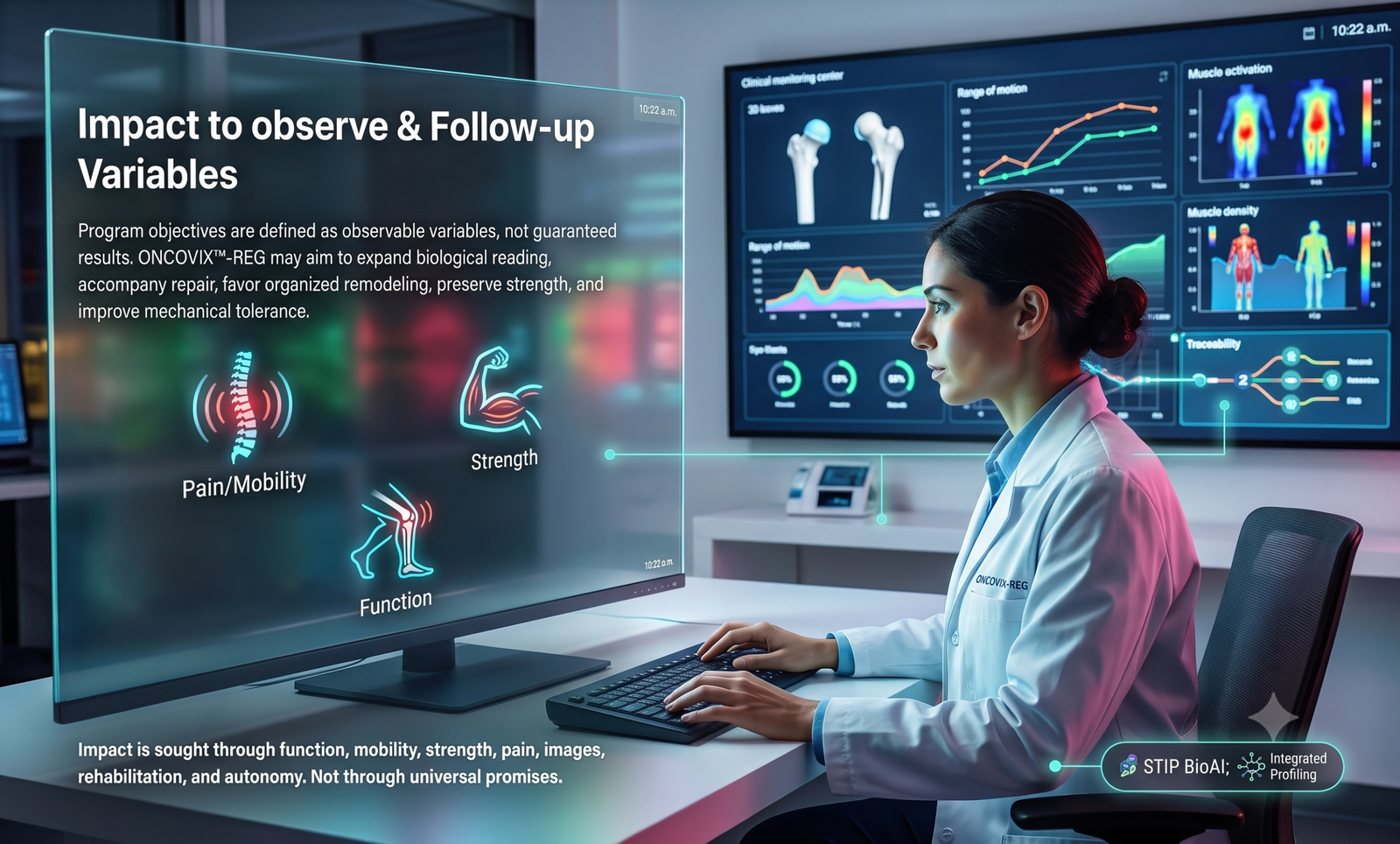 STIP BioAI, longitudinality, traceability and integrated profiling
